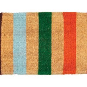 J & M Home Fashions 30 in. L X 18 in. W Multicolor Door Mat
