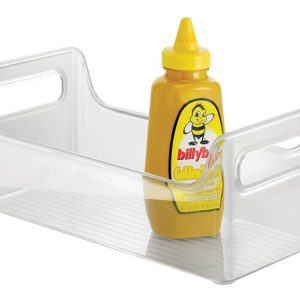 iDesign Clear Plastic Refrigerator Storage Caddy