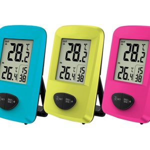Taylor Digital Thermometer Plastic Assorted 7.28 in.