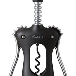 Rabbit Black Stainless Steel Cork Remover