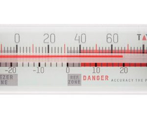 Taylor Instant Read Analog Freezer/Refrigerator Thermometer