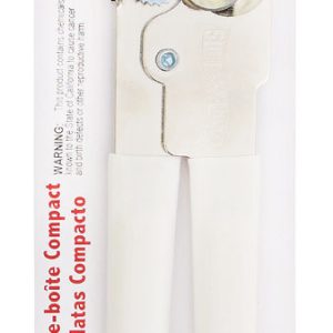 Swing-A-Way White Steel Manual Can Opener
