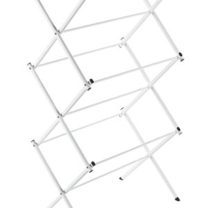 Polder 42 in. H X 14.5 in. W X 21 in. D Steel Accordian Collapsible Clothes Drying Rack