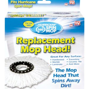 Hurricane 6 in. L Spin Microfiber Mop Refill 1 pk