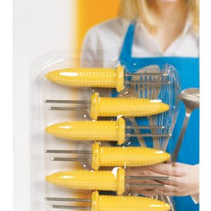 Fox Run Yellow Plastic Corn Holders