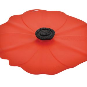 Charles Viancin Red Silicone Large Poppy Lid