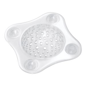 iDesign Gloss Clear Plastic Drain Protector