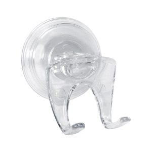 iDesign Power Lock Clear Plastic Razor Holder
