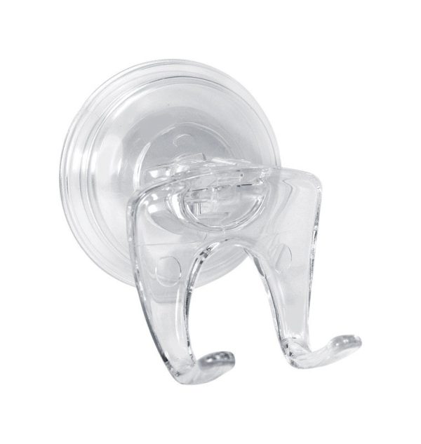 iDesign Power Lock Clear Plastic Razor Holder