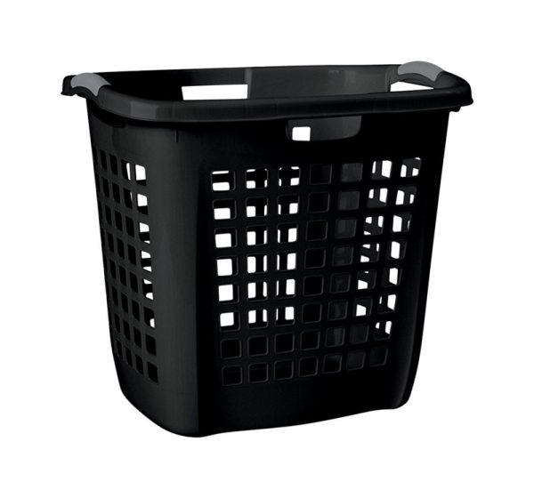 Sterilite Ultra Black Plastic Laundry Basket