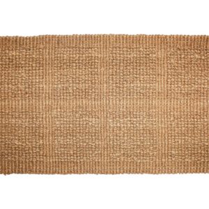 J & M Home Fashions 14 in. L X 24 in. W Beige Door Mat