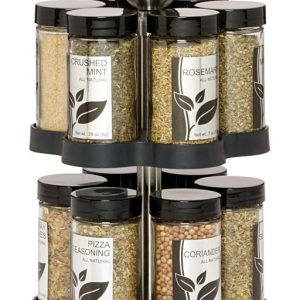 Lifetime Kamenstein Madison ABS/Stainless Steel Spice Rack 12 cups