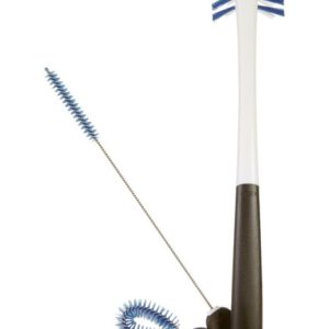OXO Good Grips Medium Bristle 14 in. Plastic/Rubber Handle Bottle and Straw Brush Set