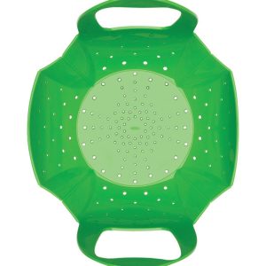 OXO Good Grips Green Silicone Steamer Basket