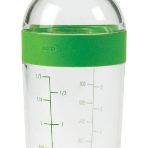 OXO Good Grips Clear/Green Plastic Salad Dressing Shaker 1-1/2 cups