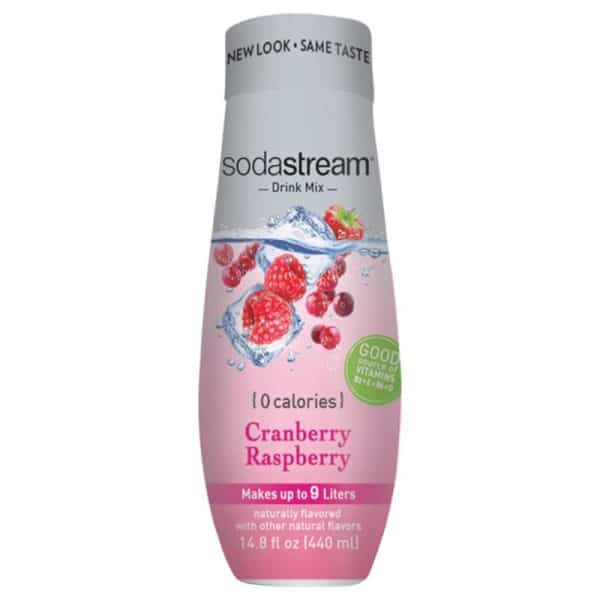 SodaStream Waters Zeros Cranberry Raspberry Soda Mix 14.8 oz 1 pk