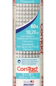 Con-Tact Frosty 60 ft. L X 18 in. W Clear Shelf Liner