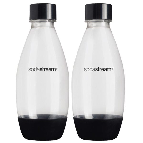 SodaStream Black 0.5 L Carbonator Bottle 2 pk