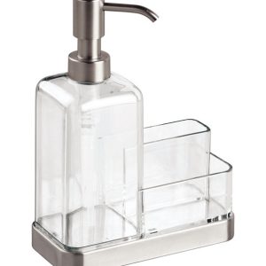 iDesign Forma Clear PVC Soap Dispenser