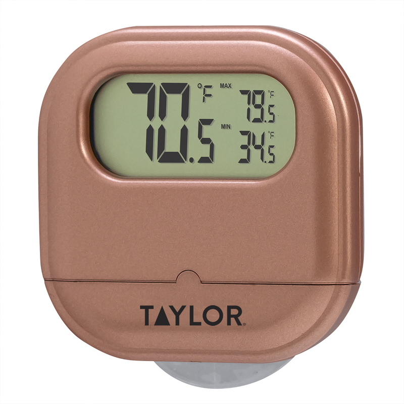 Taylor Digital Thermometer Plastic Assorted 2.76 in. - PaintPlace New York