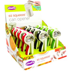 Chef'n EZSqueeze Assorted Stainless Steel Manual Can Opener