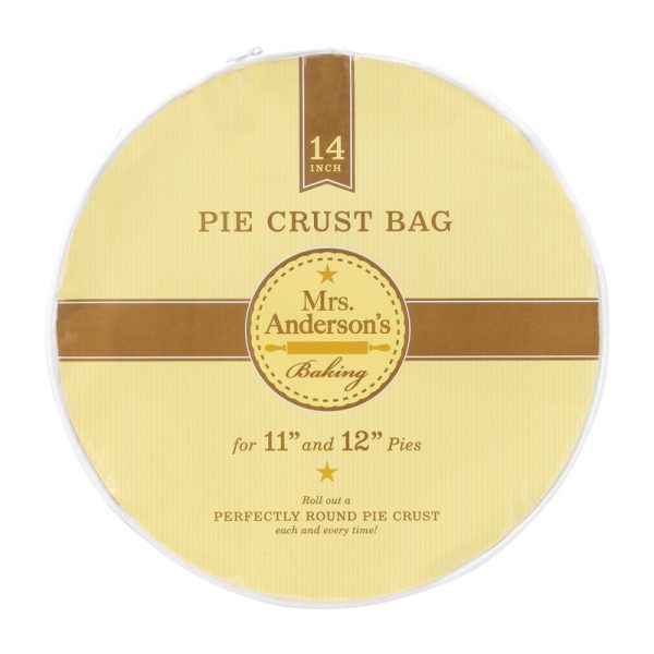 Mrs. Anderson's Baking 14 in. L Pie Crust Bag White