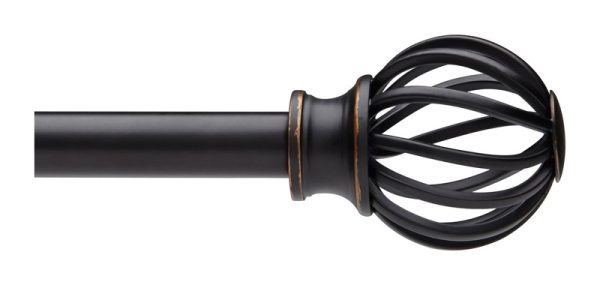 Umbra Bronze Curtain Rod 48 in. L X 88 in. L