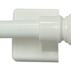 Kenney Enamel White Magnet Cafe Rod 16 in. L X 28 in. L