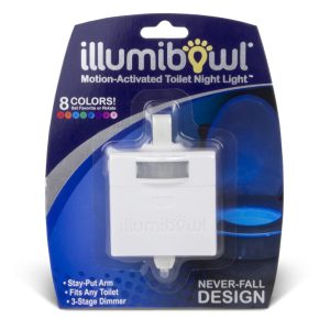 IllumiBowl Automatic Battery Powered LED Color Changing Night Light