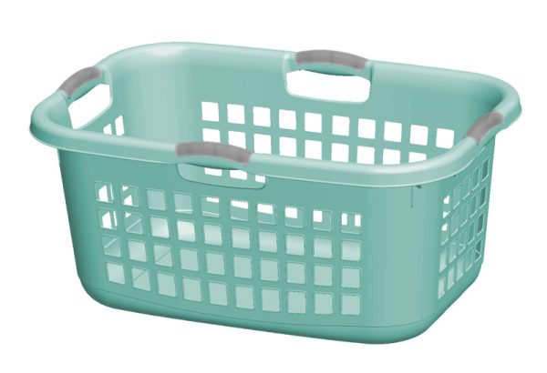 Sterilite Aqua Plastic Laundry Basket