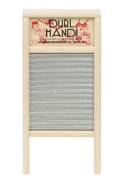 Dubl Handi In W X In L Metal Scrub Surface Washboard