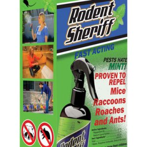 Rodent Sheriff As Seen on TV Animal Repellent Liquid For Rodents 8 oz