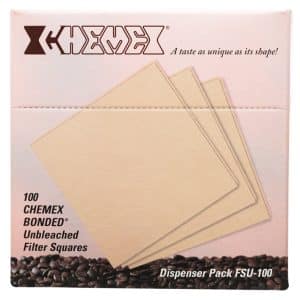 Chemex 10 cups Square Coffee Filter 100 ct
