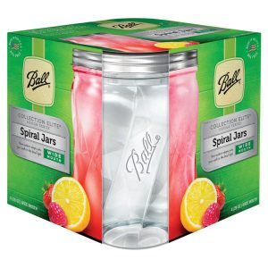 Ball Collection Elite Wide Mouth Canning Jar 28 oz 4 pk