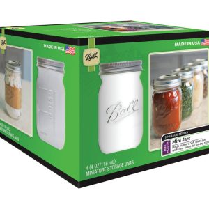 Ball Mini Mouth Storage Jar 4 oz 4 pk