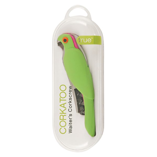 TRUE Corkatoo Multicolored Metal Corkscrew