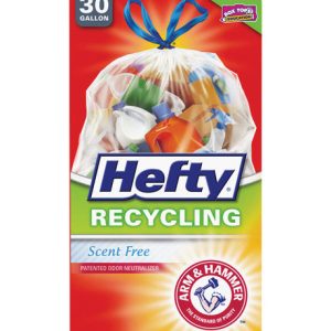 Hefty Arm & Hammer 30 gal Trash Bags Drawstring 36 pk