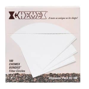Chemex 10 cups Circle Coffee Filter 100 ct