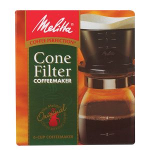 Melitta 6 cups Black Pour-Over Coffee Brewer