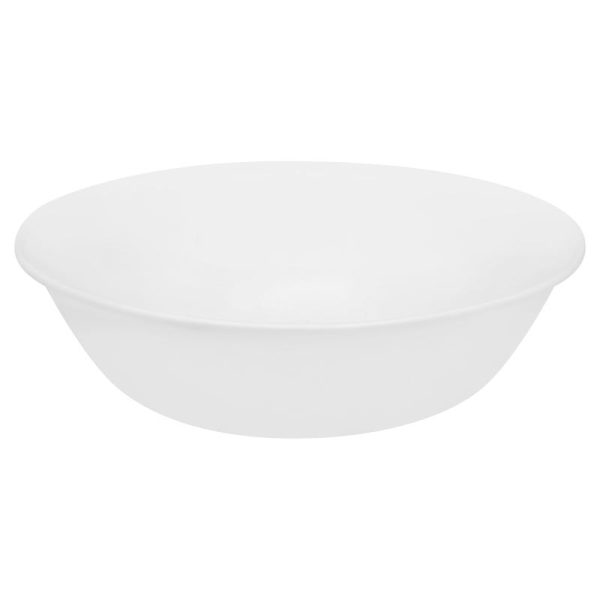Corelle Livingware 32 oz Winter Frost Glass Winter Frost White Serving Bowl 9 in. D 1 pk