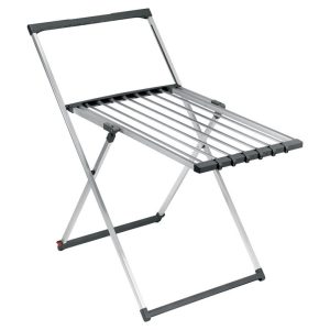 Polder 43 in. H X 24 in. W X 44 in. D Aluminum Collapsible Clothes Drying Rack