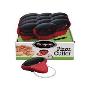 Microplane Black/Red Plastic/Stainless Steel Pizza Cutter