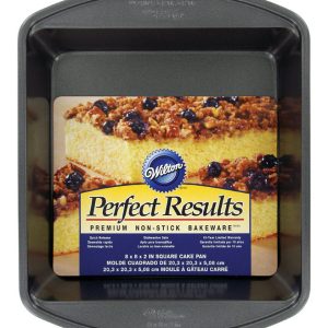 Wilton Premium 8 in. W X 8 in. L Square Cake Pan Gray 1 pk