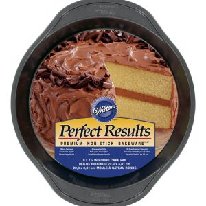 Wilton Premium 9 in. W X 9 in. L Round Cake Pan Gray 1 pk