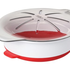 OXO Good Grips Red/White Silicone Microwave Egg Cooker