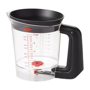 OXO Good Grips Black/Clear Plastic Fat Separator 4 cups