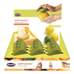 Chef'n Palmzester Green Plastic Citrus Zester
