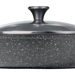 Starfrit The Rock Aluminum Deep Dish Pan 12 in. Black