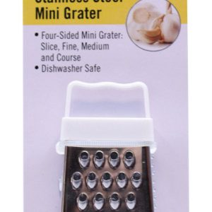 TableCraft Silver Stainless Steel Mini Box Grater