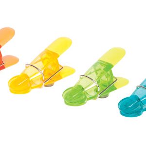 Core Kitchen Assorted ABS/TPR Magnetic Bag Clips